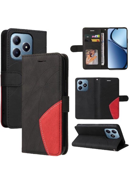Kart Yuvası Standı Kickstand Koruyucu Flip ile Realme C61 Için Flip Case (Yurt Dışından) indirimleri