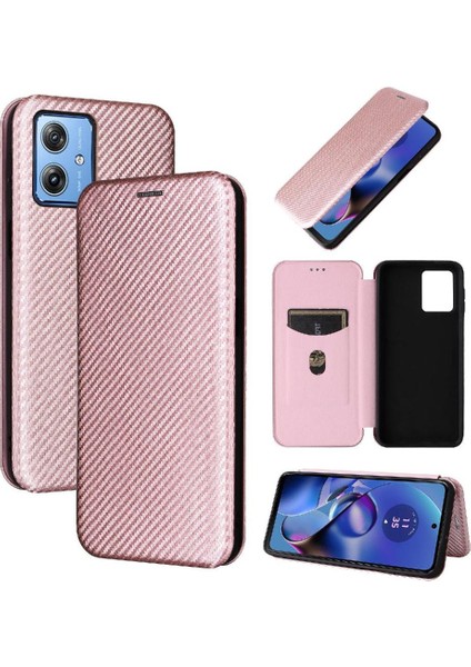 Motorola Moto G54 5g Kart Ekleme Deri Folio Flip Case Için Flip Case (Yurt Dışından)