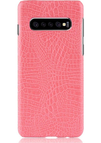 Samsung Galaxy S10 Artı Klasik Timsah Moda Için Şık Klasik Kılıf (Yurt Dışından) fırsatları