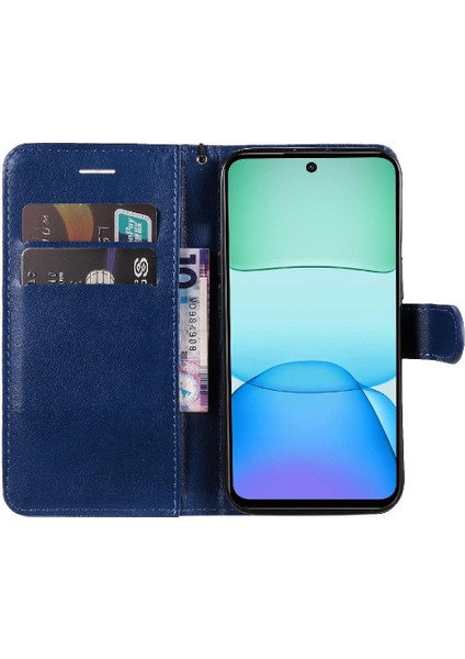 SZY Mall Xiaomi Redmi Için Flip Case 13 4g Yüksek Kalite Deri Klasik Düz Renk (Yurt Dışından)