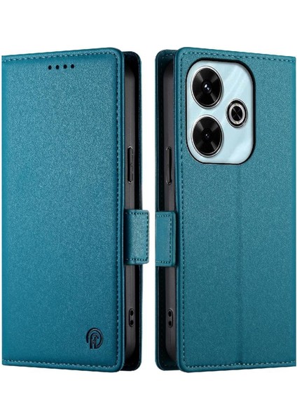 SZY Mall Xiaomi Redmi 13 Kartvizit Yuvaları Için Flip Case Günlük Kullanım Flip Cüzdan (Yurt Dışından)