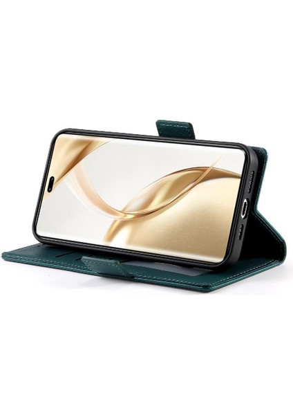 Onur Için Flip Case 200 Pro Cüzdan Iş Günlük Kullanım Flip Kart Yuvaları (Yurt Dışından)
