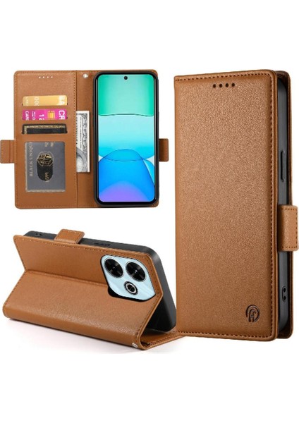 Xiaomi Redmi 13 Kartvizit Yuvaları Için Flip Case Günlük Kullanım Flip Cüzdan (Yurt Dışından)