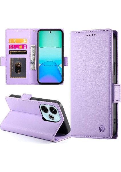 Xiaomi Redmi 13 Kartvizit Yuvaları Için Flip Case Günlük Kullanım Flip Cüzdan (Yurt Dışından)