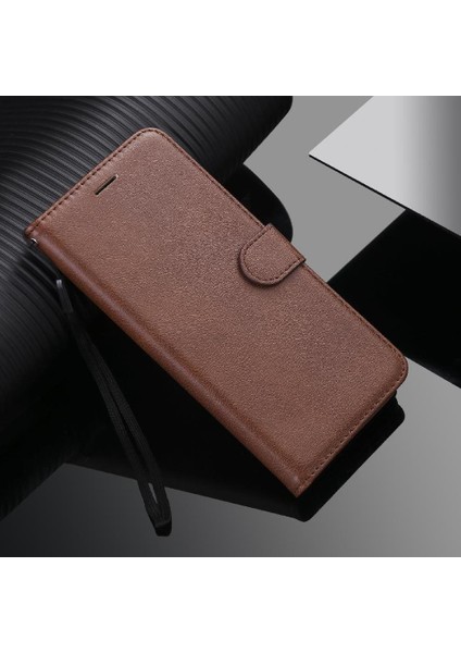 Kart Yuvası ile Samsung Galaxy S24 Fe Yüksek Kalite Deri Için Flip Case (Yurt Dışından)