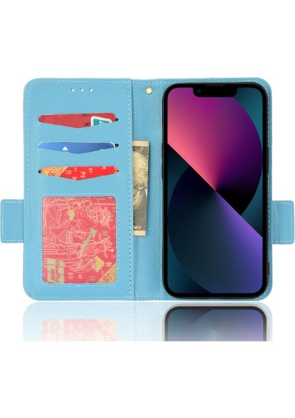 Iphone 14 Için Kılıf Artı Manyetik Yan Toka Cüzdan Pu Deri Kart Yuvaları (Yurt Dışından) modelleri