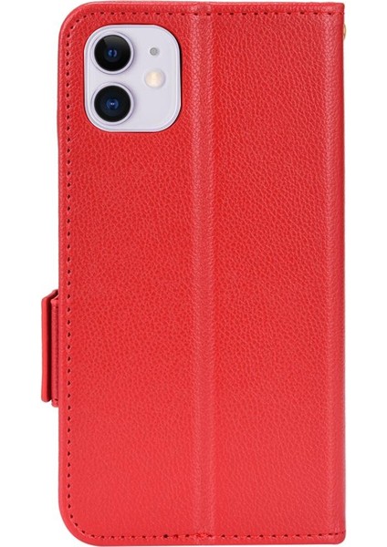 Iphone 12 Için Kılıf Mini Manyetik Cüzdan Kart Yuvaları Tutucu Yan Toka Pu (Yurt Dışından)