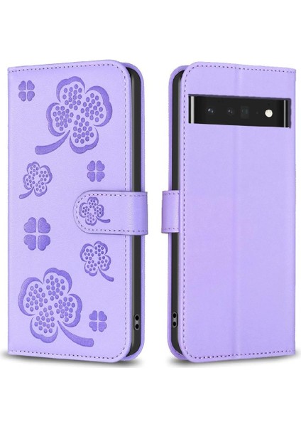 Google Piksel 7 Pro Çok Renkli Cüzdan Pu Deri Kart Yuvaları Için Flip Case (Yurt Dışından)