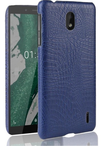 Nokia 1 Plus Koruyucu Kapak Klasik Timsah Için Şık Klasik Kılıf (Yurt Dışından)