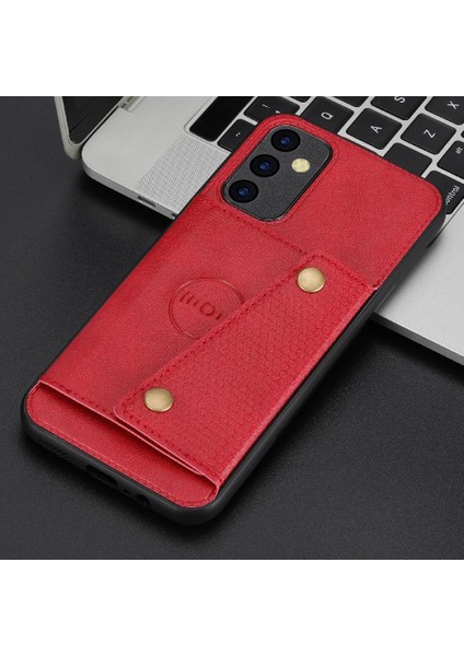 Samsung Galaxy A34 5g Kickstand Buit Için Cüzdan Kılıf Demir Kart Tutucu (Yurt Dışından) fırsatları