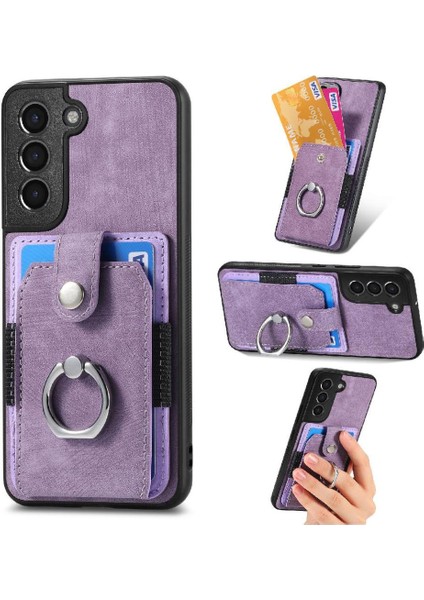Samsung Galaxy S21 Artı Crad Yuvası Manyetik Araç Montaj Standı Yüzük (Yurt Dışından)