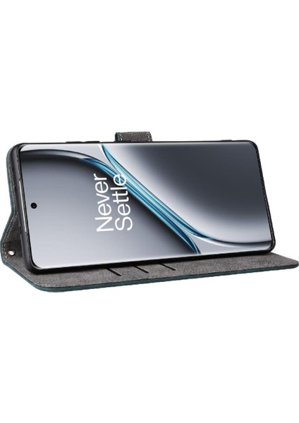 Oneplus Ace 3 Pro Için Kılıf Pu Deri Flip Folio Cüzdan Manyetik Kapatma (Yurt Dışından) modelleri