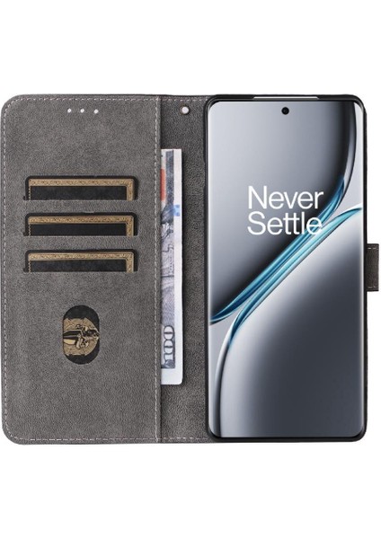 Oneplus Ace 3 Pro Için Kılıf Pu Deri Flip Folio Cüzdan Manyetik Kapatma (Yurt Dışından) indirimleri