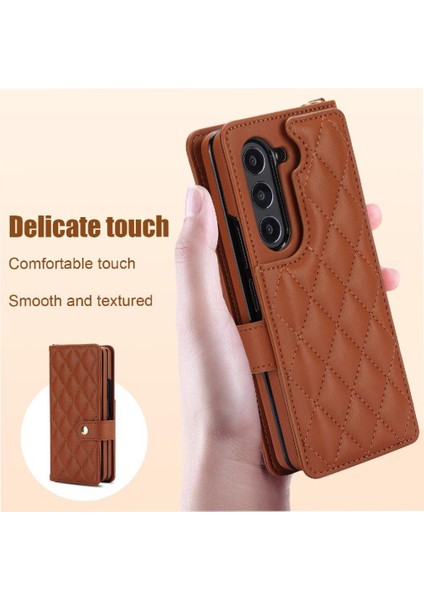 Samsung Galaxy Z Için Kılıf Fold 6 Premium Koruma Deri Cüzdan Kılıf 5 (Yurt Dışından) fiyatları