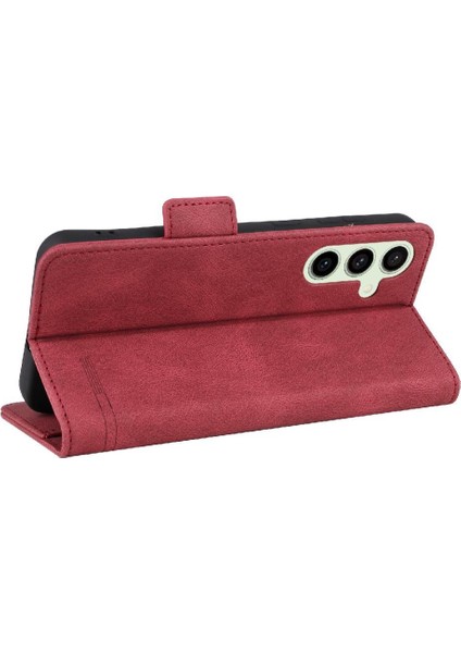 Samsung Galaxy S24 Fe Kapak Için Flip Case Kart Tutucu Kickstand ile (Yurt Dışından)