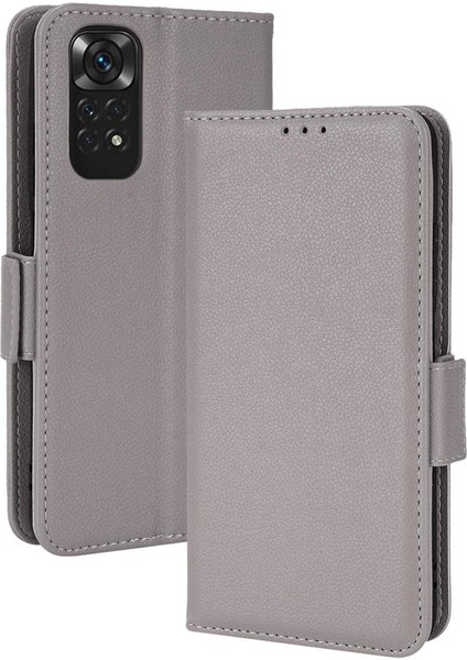 Xiaomi Redmi Için Not 11 4g Cüzdan Pu Deri Kart Yuvaları Tutucu Yan (Yurt Dışından)