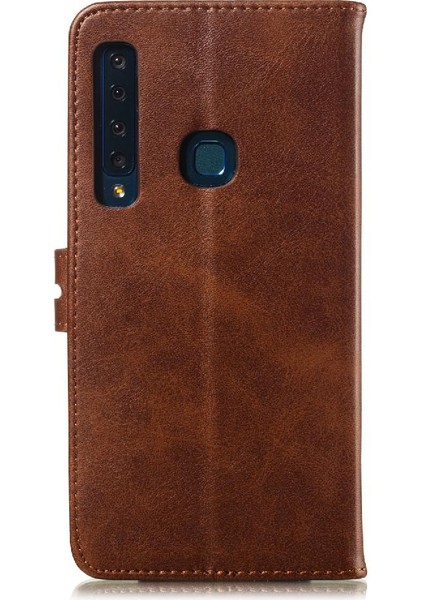Cüzdan Kılıf Samsung Galaxy A9 2018 Kickstand Kart Tutucu Kabartmalı Tüm (Yurt Dışından) modelleri