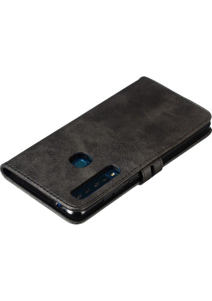Cüzdan Kılıf Samsung Galaxy A9 2018 Kickstand Kart Tutucu Kabartmalı Tüm (Yurt Dışından) indirimleri