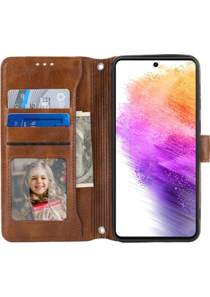 Samsung Galaxy A73 5g Kayış Kart Tutucu Kickstand Pu Için Flip Case (Yurt Dışından) indirimleri