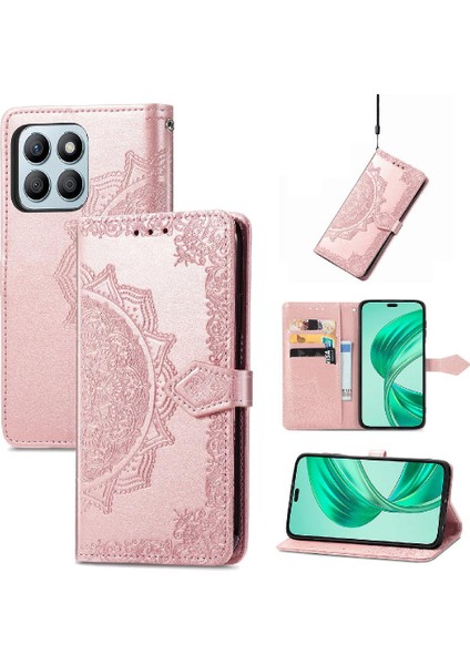 Onur X8B Için Flip Case Zarif Desen Kapak Çevirin Deri Kılıf Basit (Yurt Dışından)