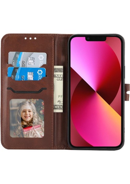 Iphone 14 Için Cüzdan Durumda Artı Tüm Yuvarlak Koruma Kartı Tutucu Kabartmalı (Yurt Dışından)