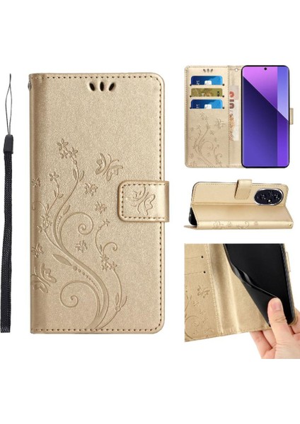 Onur Için Flip Case 200 Pro Bilek Kayışı Manyetik Kapatma Kart Tutucu Pu (Yurt Dışından)
