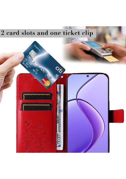 Realme 12 5g Manyetik Kapak Pu Deri Flip Kickstand Darbeye (Yurt Dışından) modelleri
