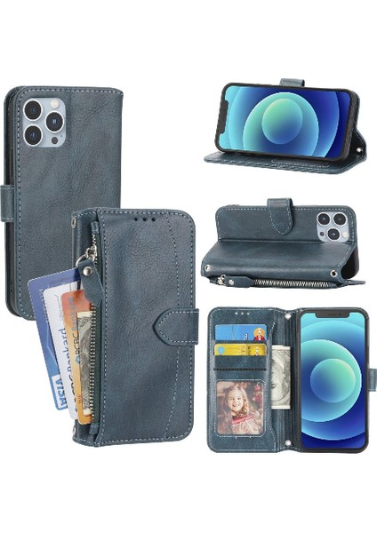 Iphone 11 Için Flip Case Pro Max Pu Deri Manyetik Kapatma Anti Scratch (Yurt Dışından)