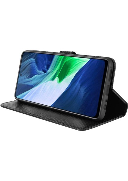 Infinix Not 10 Kart Tutucu Manyetik Cüzdan Kapak Kickstand Için Kılıf (Yurt Dışından)