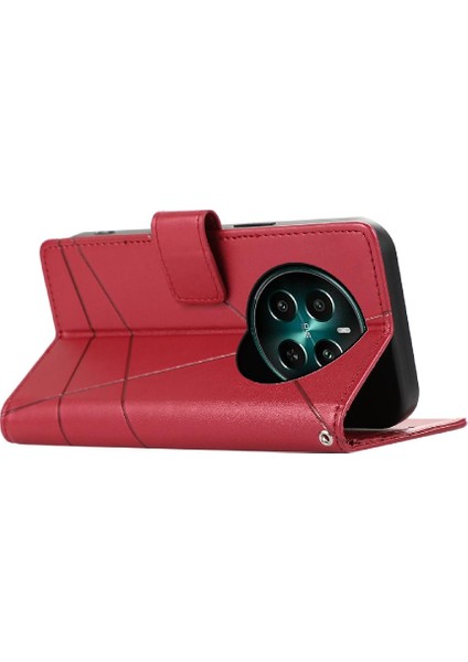 Realme 12 Artı Kickstand Üç Kart Yuvaları Darbeye Şok Için Flip Case (Yurt Dışından) indirimleri