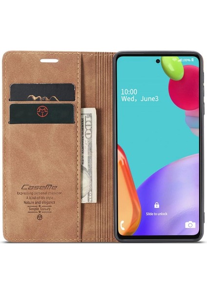 Samsung Galaxy Için Flip Case A52S 5g Manyetik Kapatma Darbeye Flip Kitap (Yurt Dışından)