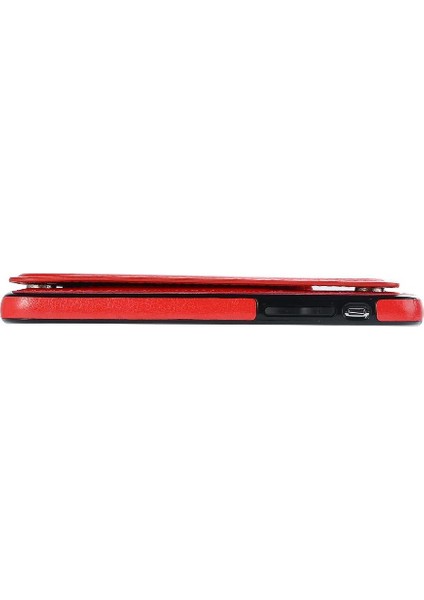 Cüzdan Kılıf IPhone X/xs Kickstand Kart Yuvaları ile Pu Deri Kart (Yurt Dışından)