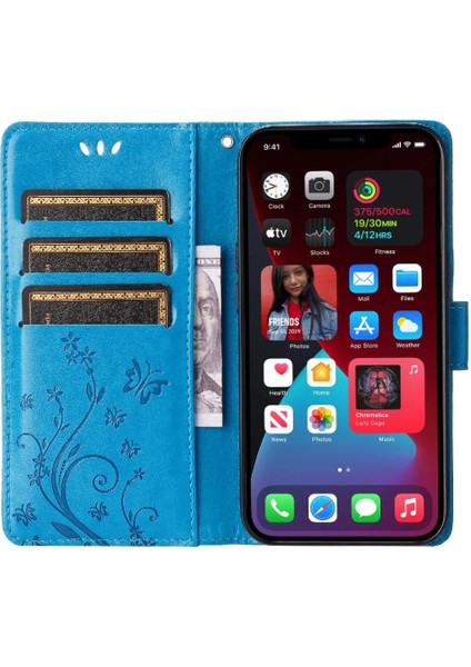 IPhone 16 Için Filp Durumda Pro Max Pu Deri Kickstand Kart Tutucu Manyetik (Yurt Dışından)
