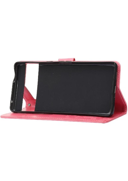 Google Pixel 7 Pro Manyetik Kapatma Kickstand Kart Tutucu Pu Için Filp Durumda (Yurt Dışından)
