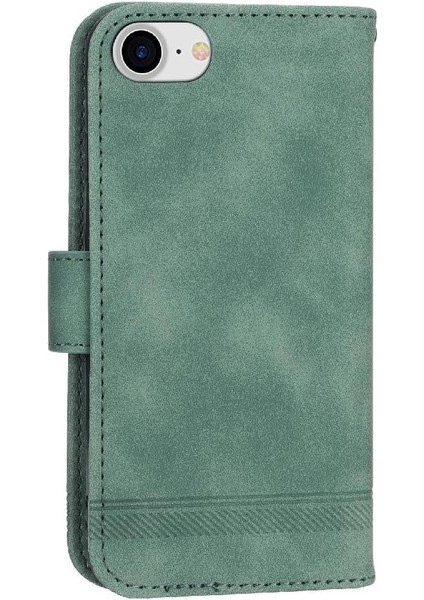 IPhone 7/8 Bileklik Manyetik Kapatma Kart Yuvaları Premium Için Flip Case (Yurt Dışından)
