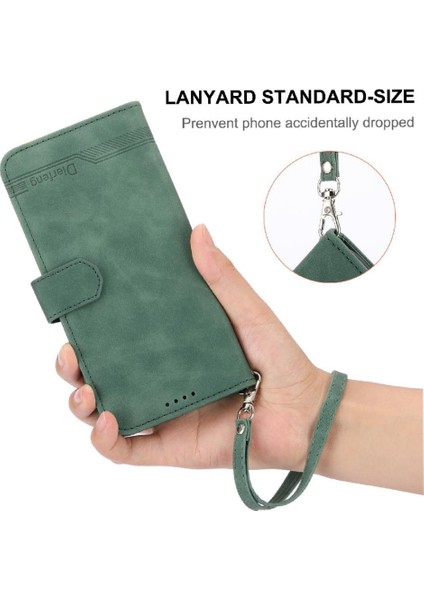 IPhone 7/8 Bileklik Manyetik Kapatma Kart Yuvaları Premium Için Flip Case (Yurt Dışından)
