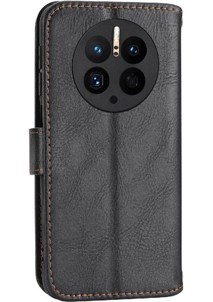 Huawei Mate 50 Pro Için Flip Case Kayış Kart Tutucu Manyetik Kapatma Pu (Yurt Dışından)