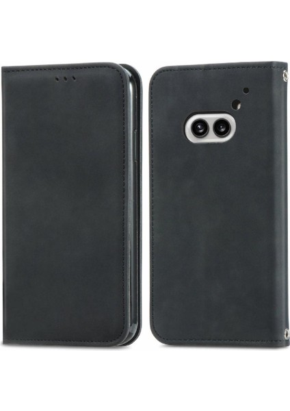 Nothing Flip Case Telefon 2A Darbeye Kapak Deri Kılıf Basit (Yurt Dışından)