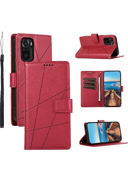 Xiaomi Redmi Not 10 Için Flip Case 4g Üç Kart Yuvaları Kickstand Şok (Yurt Dışından)