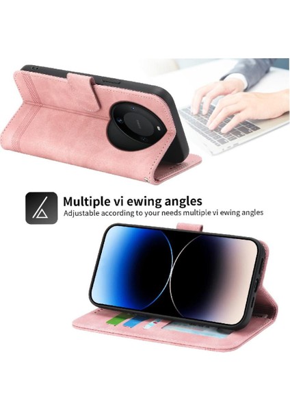 Huawei Mate 60 Nakit Cep Manyetik Kapatma Premium Kart Için Flip Case (Yurt Dışından)