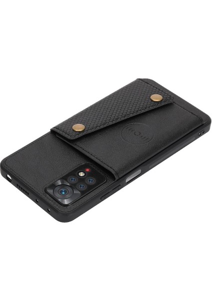 Cüzdan Durumda Xiaomi Redmi Not 11 4g Buit Demir Cüzdan Kılıf Kickstand (Yurt Dışından)