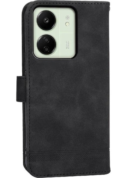 Xiaomi Redmi 13C Manyetik Kapatma Bileklik Kart Yuvaları Için Flip Case (Yurt Dışından) modelleri