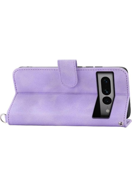 Google Piksel 7 Pro Kabartmalı Bileklik Çoklu Kredi Kartı Için Flip Case (Yurt Dışından)
