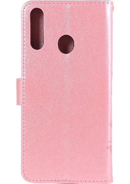 Samsung Galaxy A20S Kickstand Pu Deri Kart Tutucu Bilek Için Filp Durumda (Yurt Dışından) fiyatları