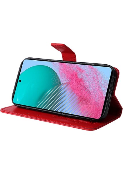 Samsung Galaxy M54 Flip Kickstand Için Kılıf Kart Yuvası Standı ile Darbeye (Yurt Dışından)