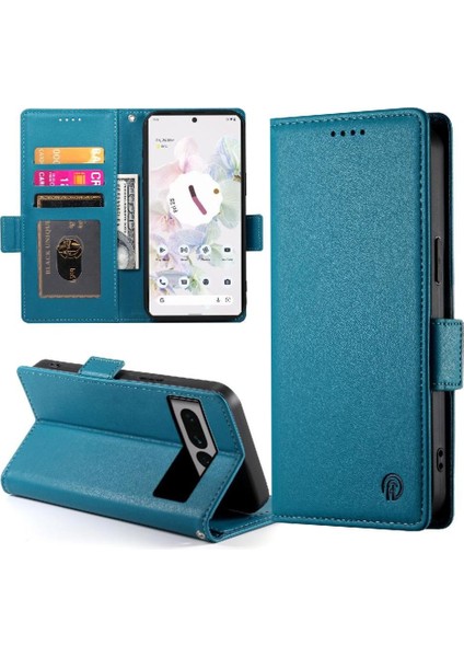 Google Piksel 7 Pro Cüzdan Kart Yuvaları Için Flip Case Iş Günlük Kullanım Flip (Yurt Dışından)