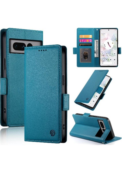 Google Piksel 7 Pro Cüzdan Kart Yuvaları Için Flip Case Iş Günlük Kullanım Flip (Yurt Dışından) modelleri