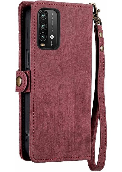 Xiaomi Redmi Not 9 Için Flip Case 4g Cüzdan Darbeye Deri Kılıf Kapak (Yurt Dışından)