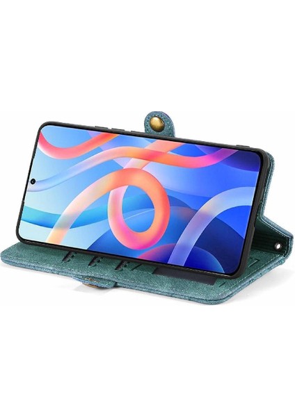 Xiaomi Redmi Not 11 Için Flip Case 4g Darbeye Basit Iş Cüzdan (Yurt Dışından)