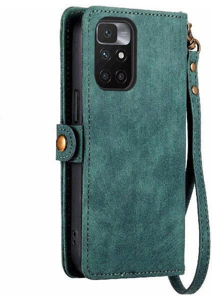 Xiaomi Redmi Not 11 Için Flip Case 4g Darbeye Basit Iş Cüzdan (Yurt Dışından)
